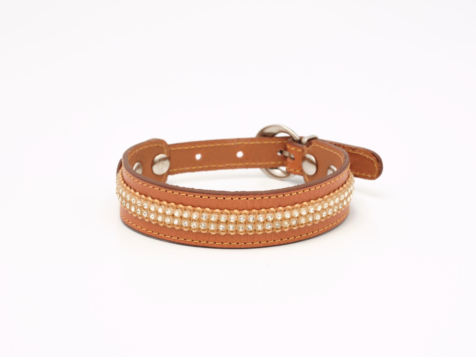 Collar para perros en cuero París Louvre