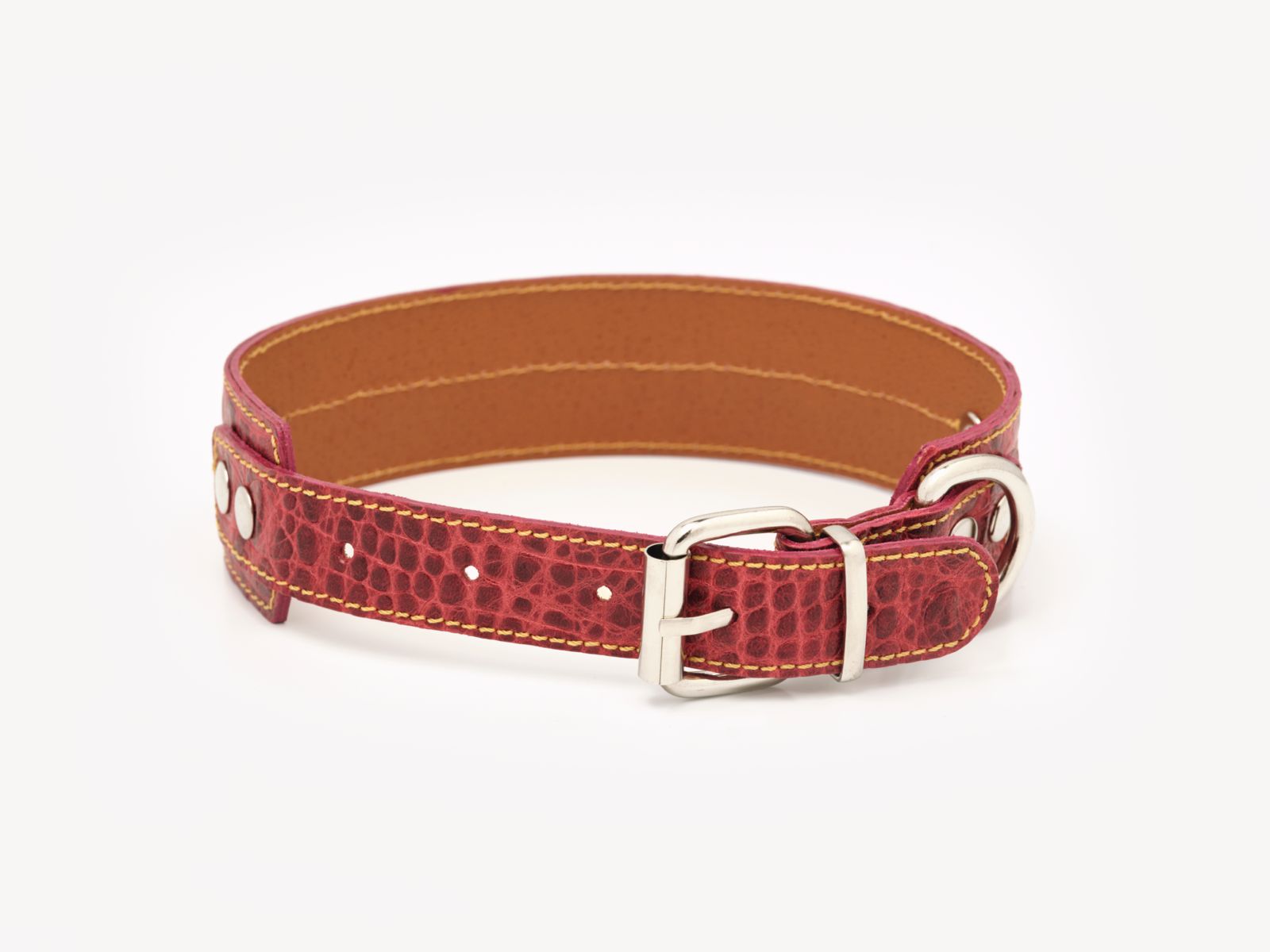 Collar para perros en cuero París Louvre