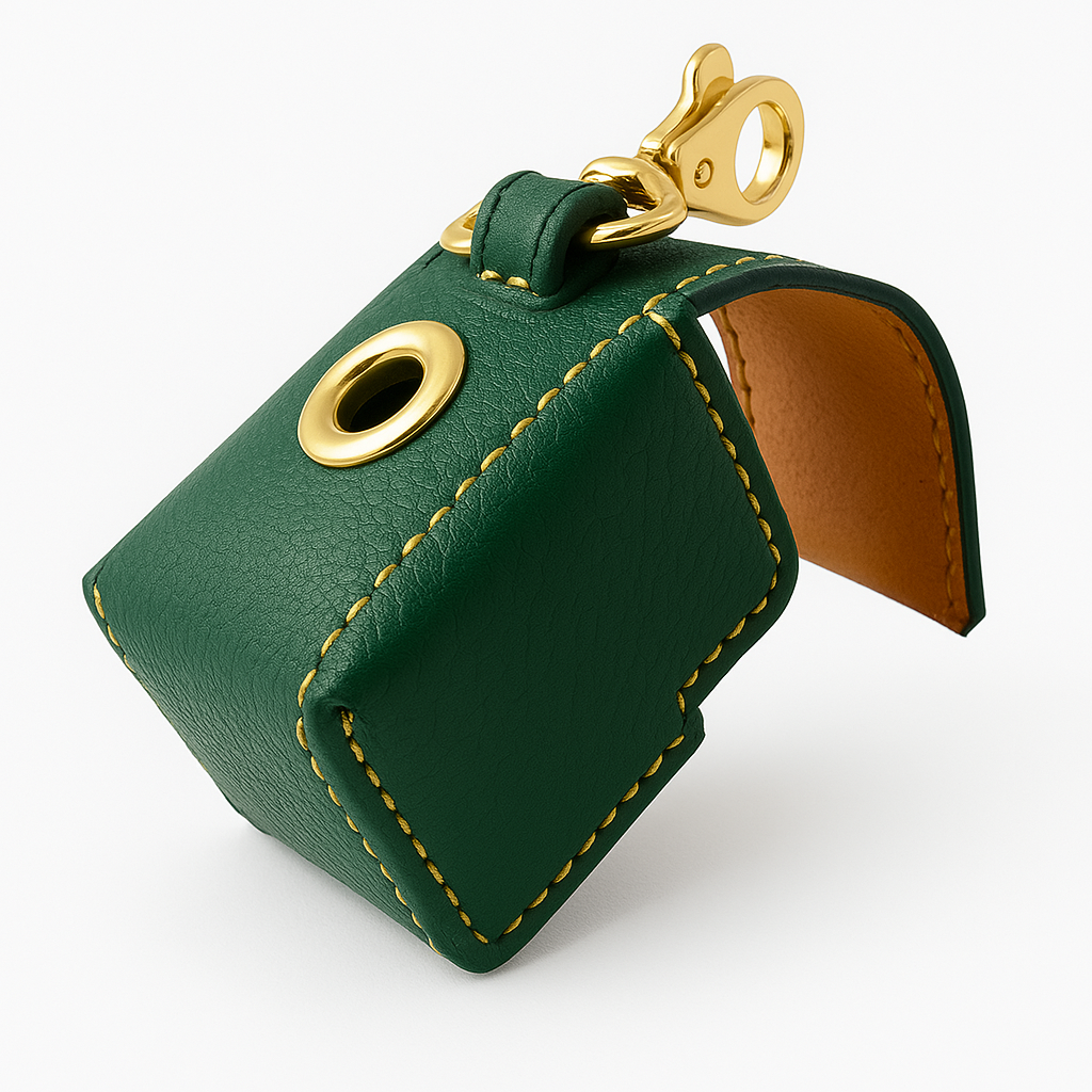 Portabolsas Luxury Cuero Verde