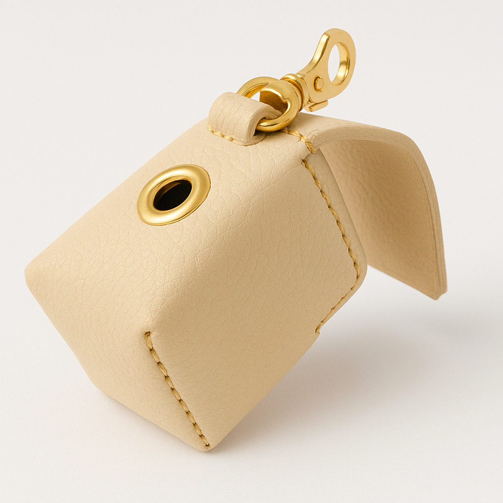 Portabolsas Luxury Cuero Crema