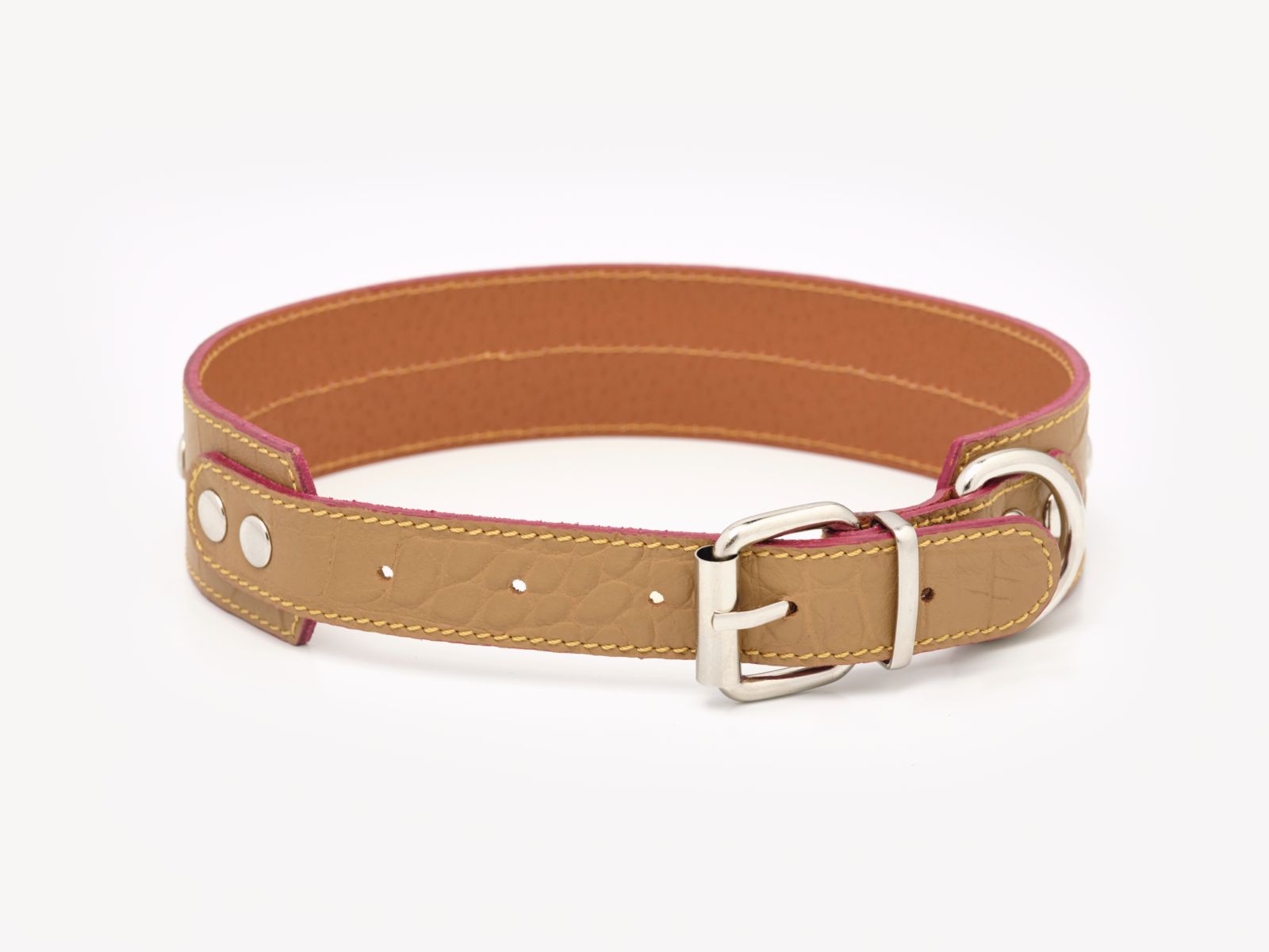 Collar para perros en cuero París Louvre