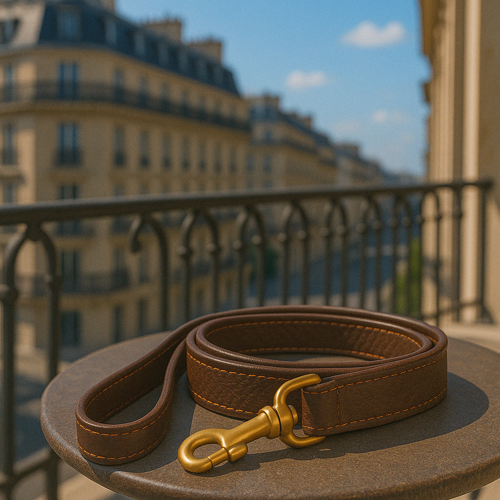 Correa de cuero Marrón.