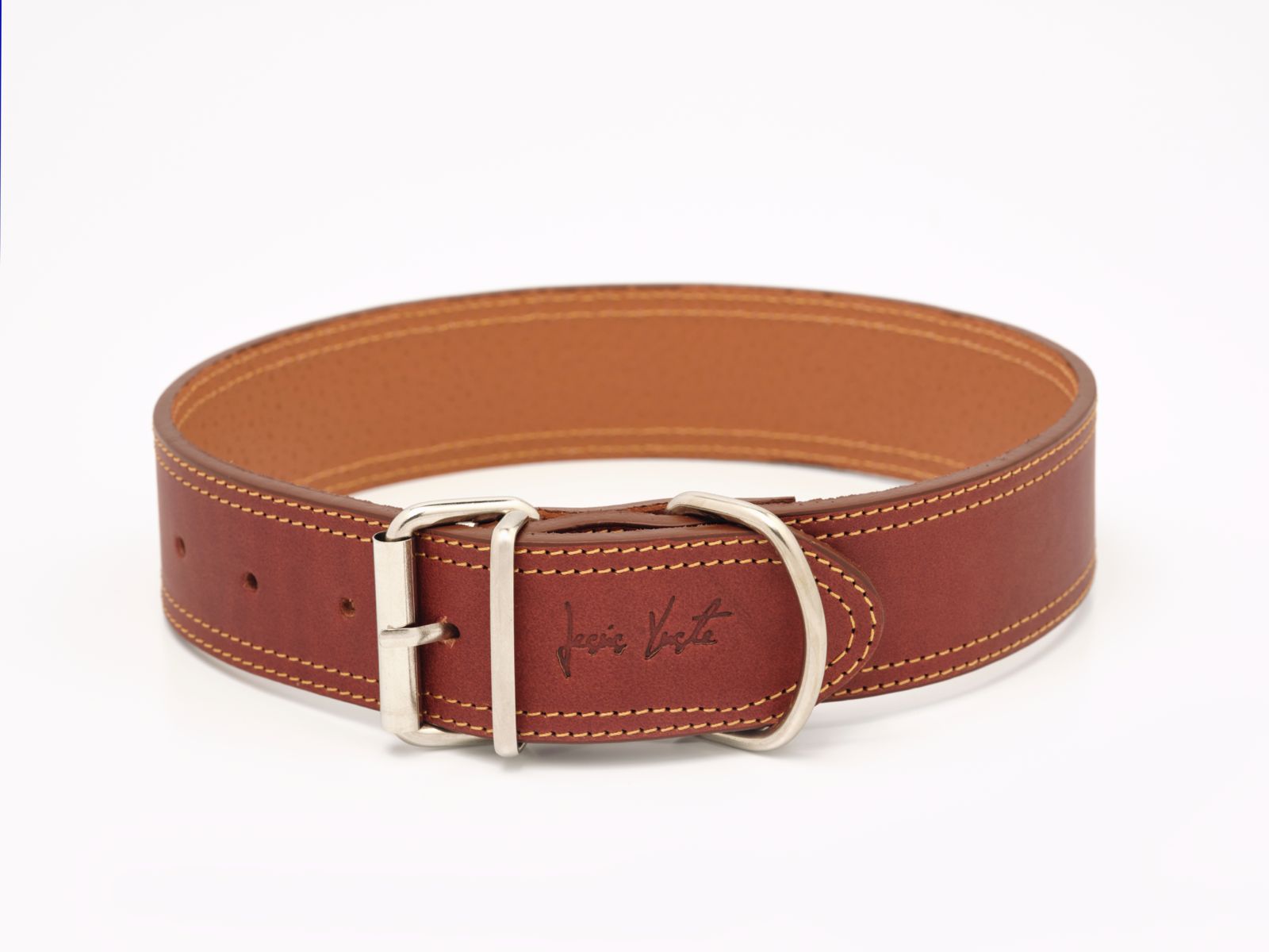 Collar para perros en cuero de vacuno Clasic Muse