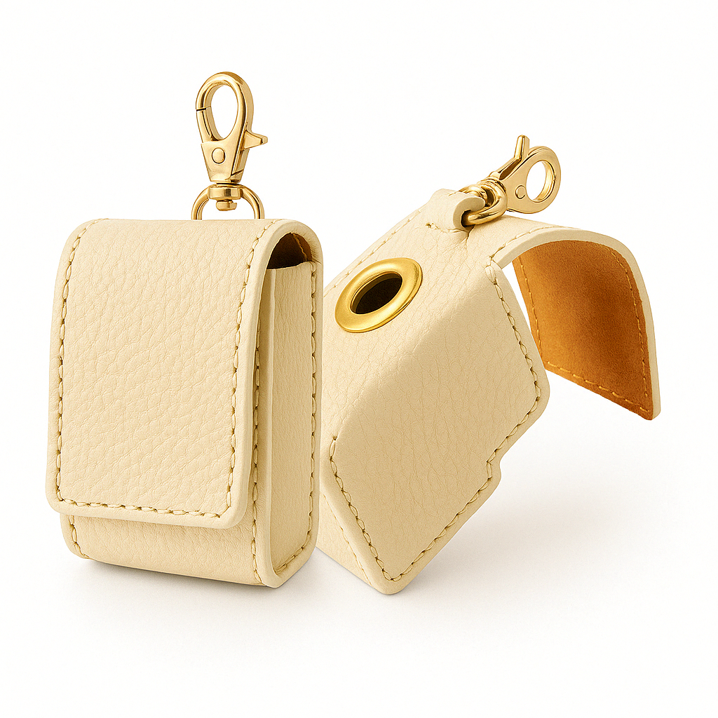 Portabolsas Luxury Cuero Crema