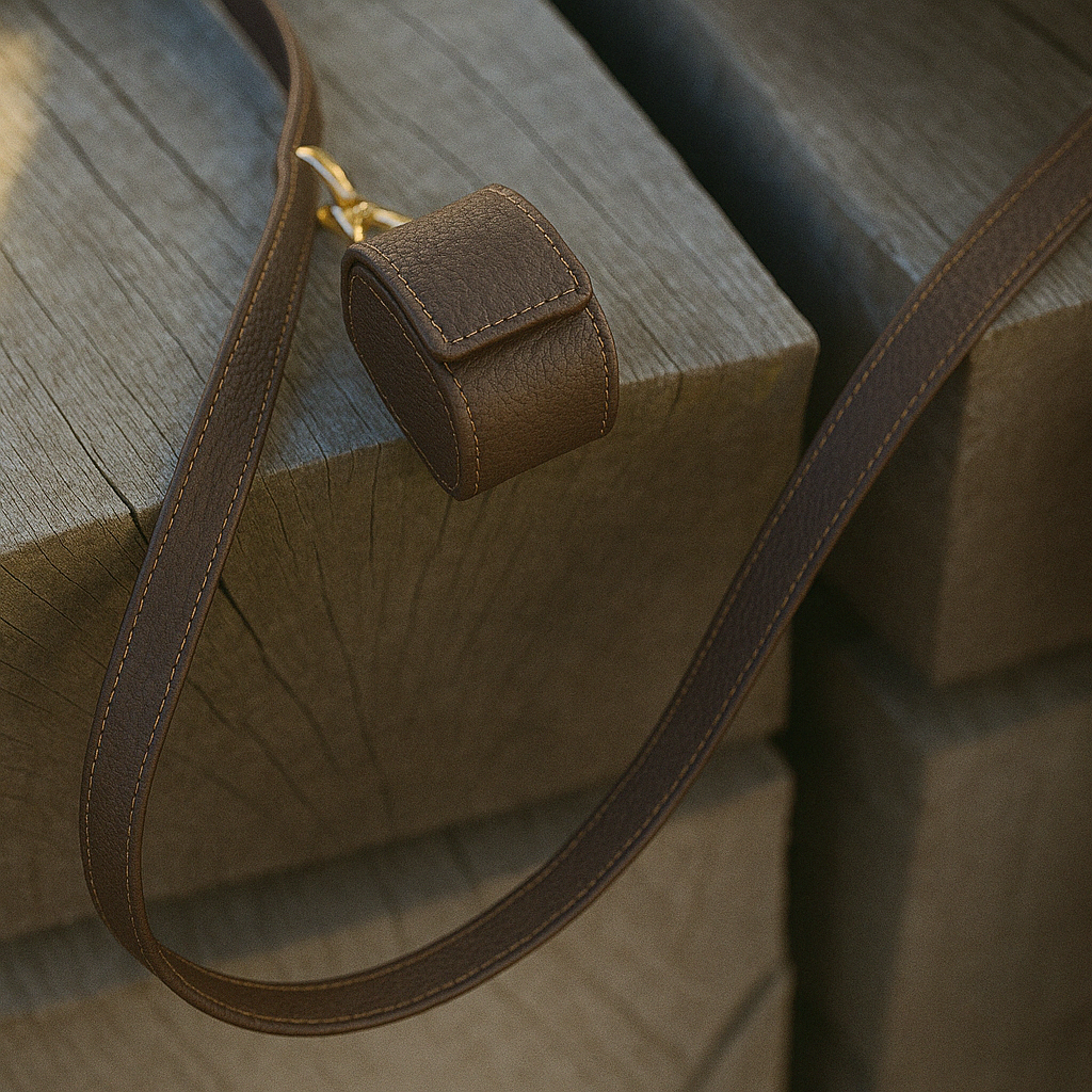 Portabolsas Luxury Cuero Marrón