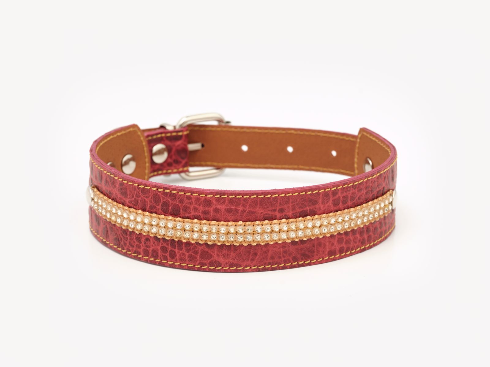 Collar para perros en cuero París Louvre