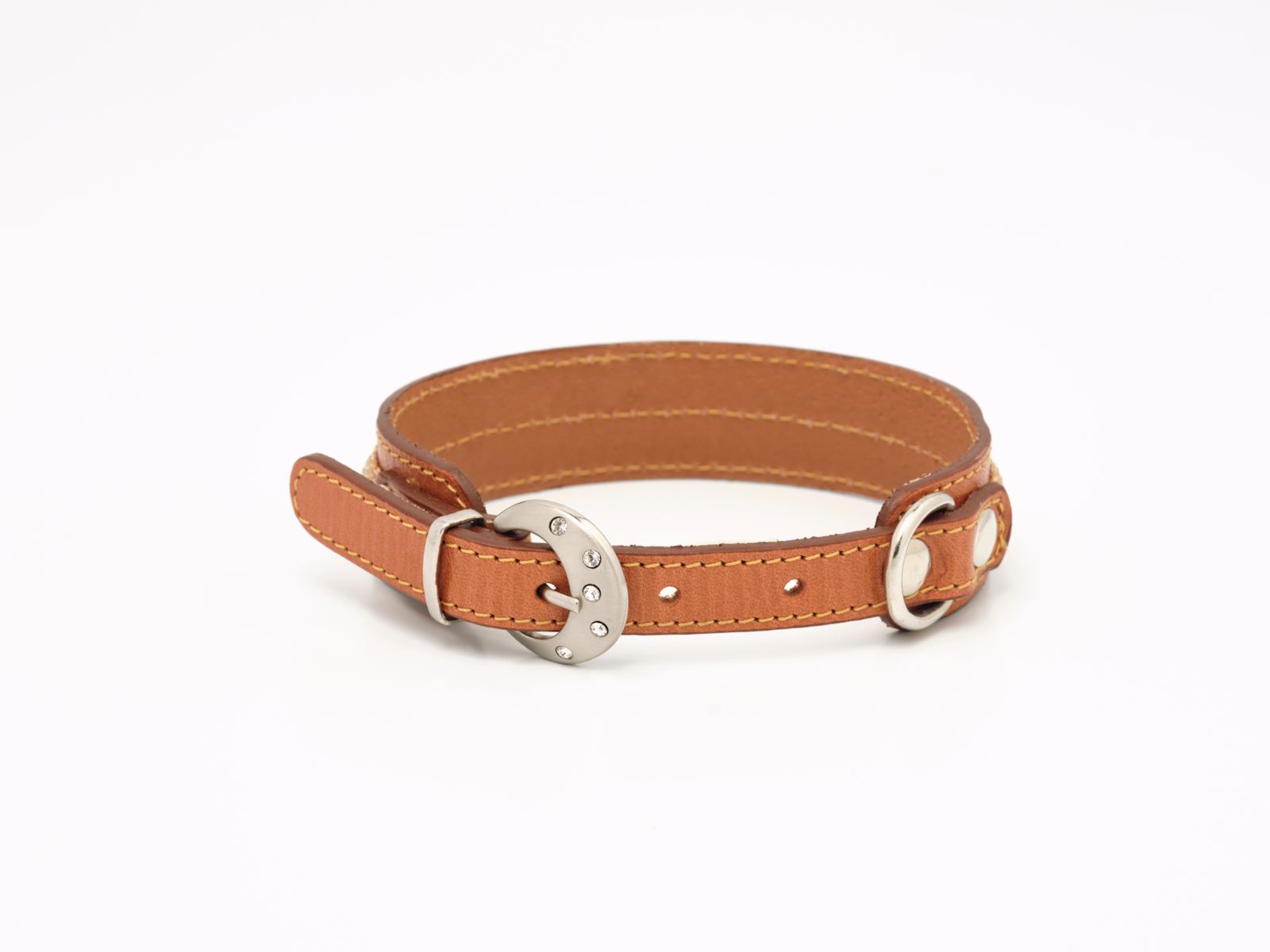 Collar para perros en cuero París Louvre