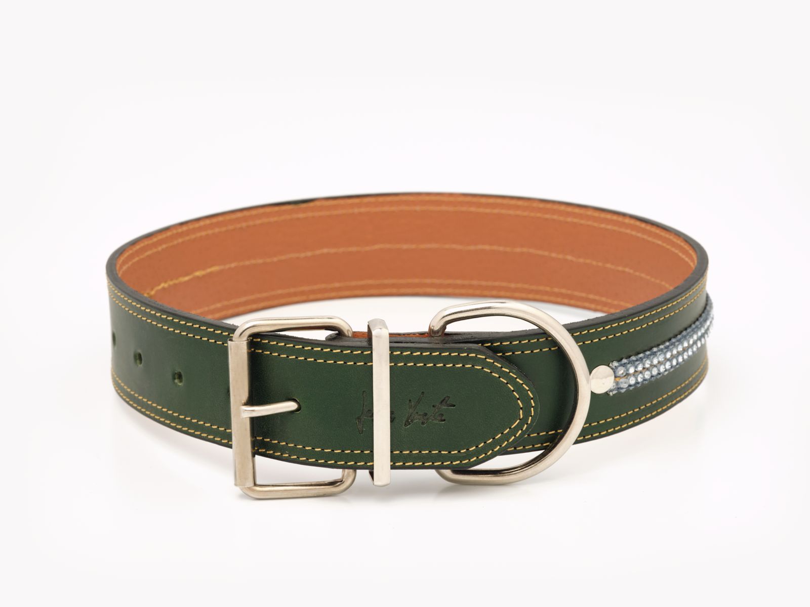 Collar para perros en cuero de vacuno Clasic Orion