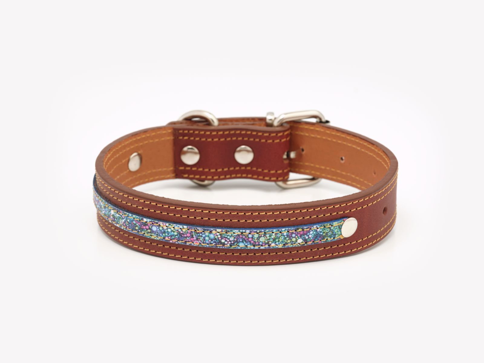 Collar para perros en cuero de vacuno Clasic Orion