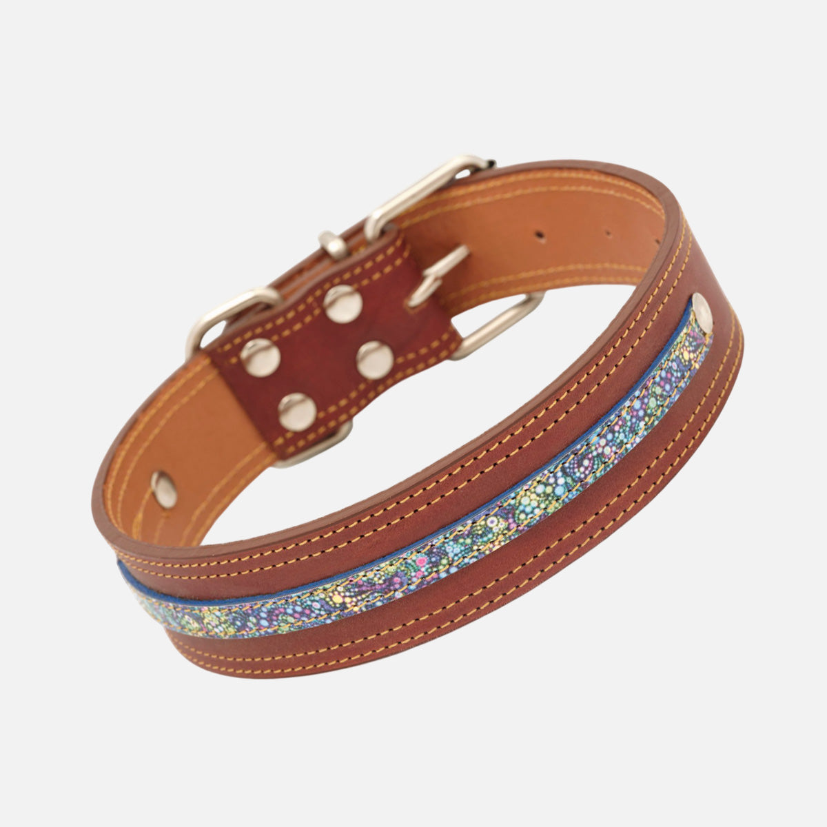 Collar para perros en cuero de vacuno Clasic Orion