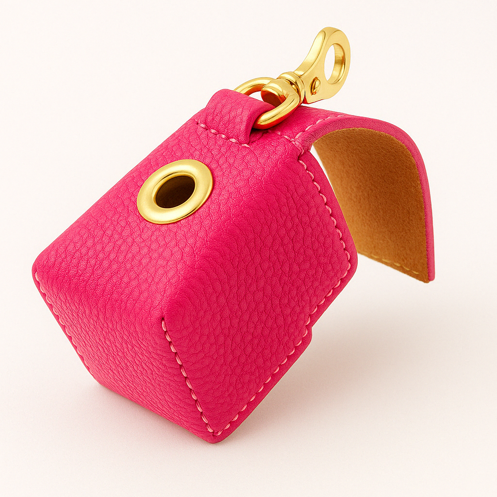 Portabolsas Luxury Cuero Rosa