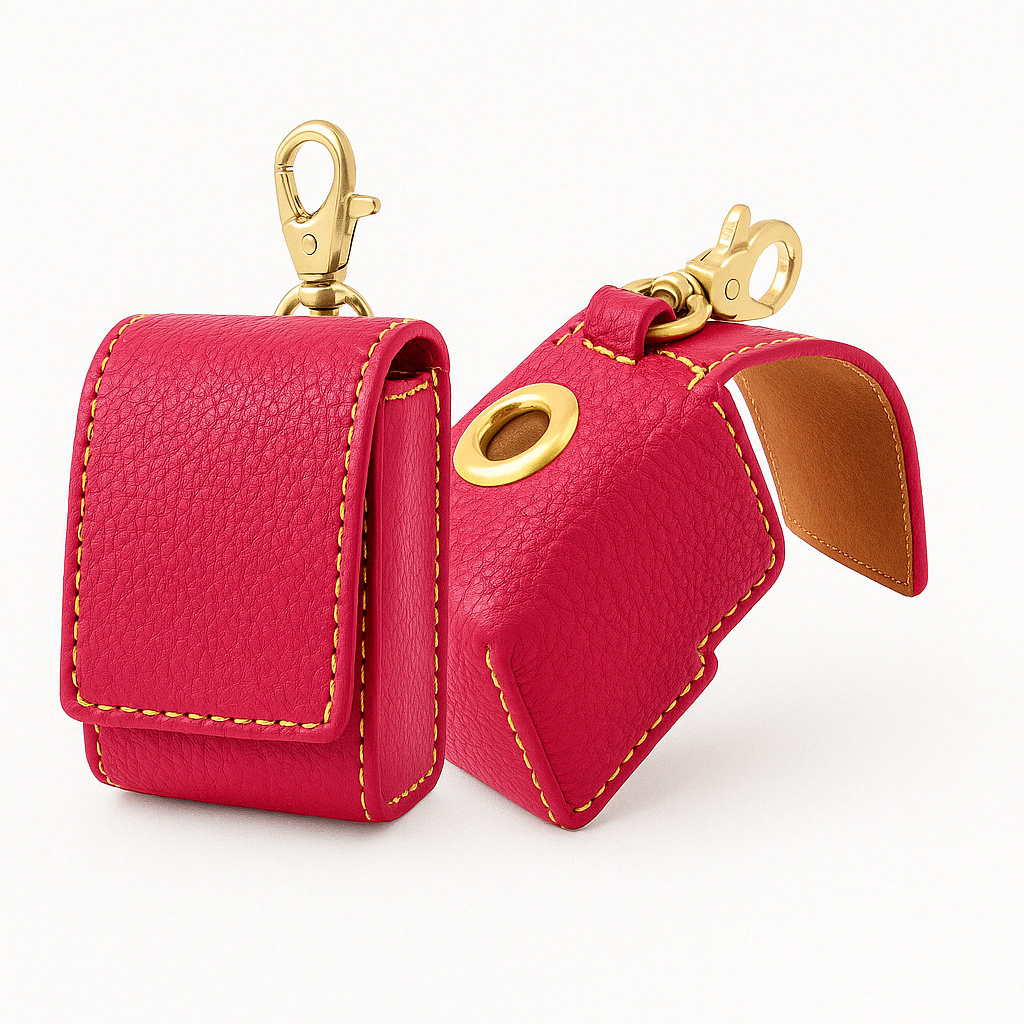 Portabolsas Luxury Cuero Rojo