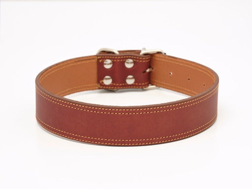 Collar para perros en cuero de vacuno Clasic Muse