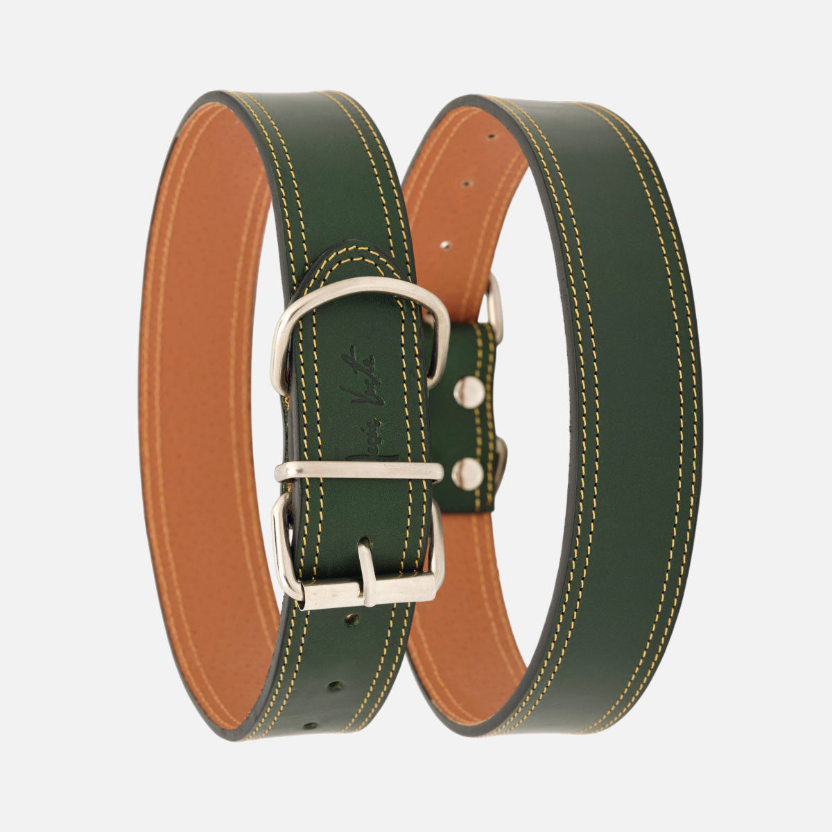 Collar para perros en cuero de vacuno Clasic Muse