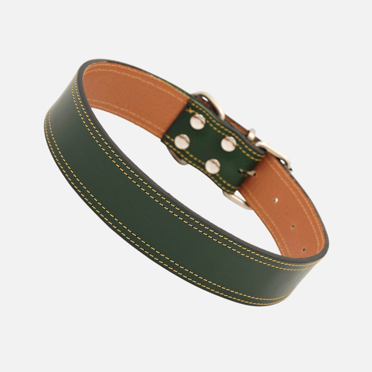 Collar para perros en cuero de vacuno Clasic Muse
