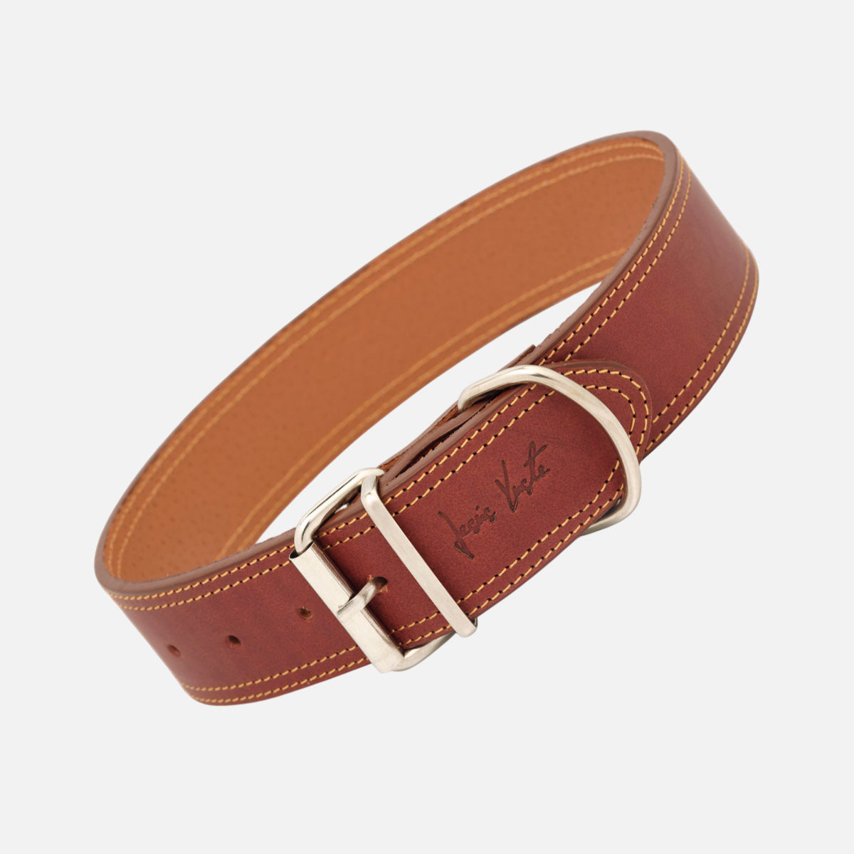 Collar para perros en cuero de vacuno Clasic Muse