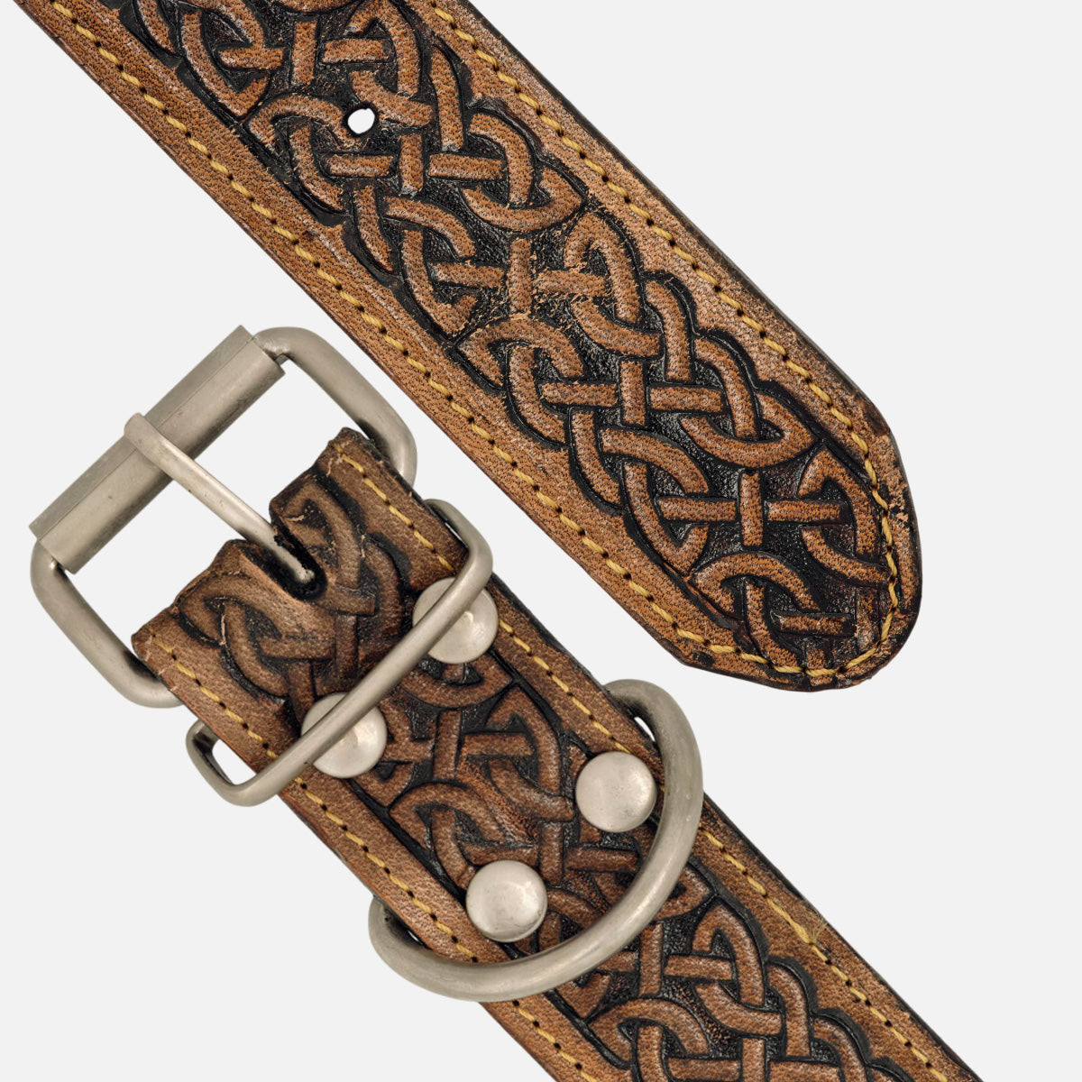 Collar para perros en cuero de vacuno Clasic Harmonia 