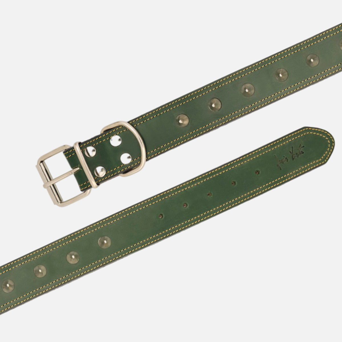 Collar para perros en cuero de vacuno Clasic Athena 